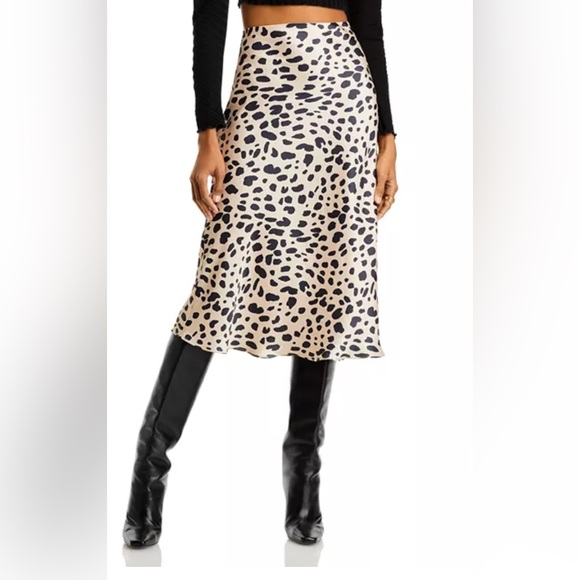 Aqua Dresses & Skirts - Aqua Midi Slip Skirt - Animal Print Small
